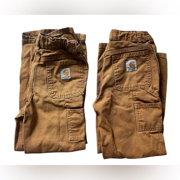 Carhartt Other - 2 CARHARTT DUNGAREE PANTS SIZE 7 BOYS